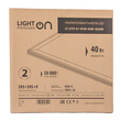 Панель ультратонкая светодиодная LightPhenomenON LT-UTP-02-IP40-40W-6500К 4E комплект с драйвером - Светильники - Для общественных зданий - Магазин электрооборудования Проф-Электрик